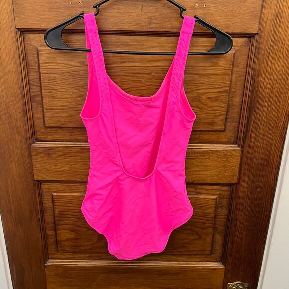 Solid & Striped Women's sz S One Piece Swim THE ANNE-MARIE Fluorescent Pink NWT - Picture 7 of 12